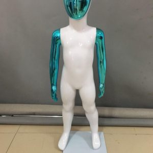 Children white gloss mannequin